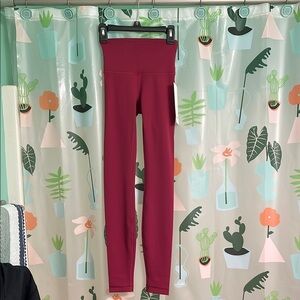 Lululemon Vibrant Rose Color High-Waist Leggings-Wunder Train